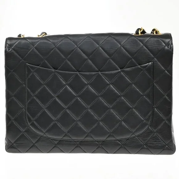 CHANEL CC Matelasse 30 Chain Shoulder Bag Leather Black GHW Vintage 359RF616 - Picture 3 of 16